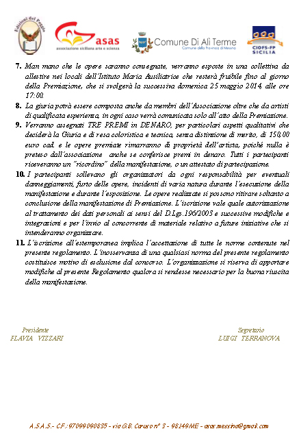 ESTEMPORANEA DI PITTURA ASAS 18 MAGGIO 2014 - TRE PREMI IN DENARO Estemp11
