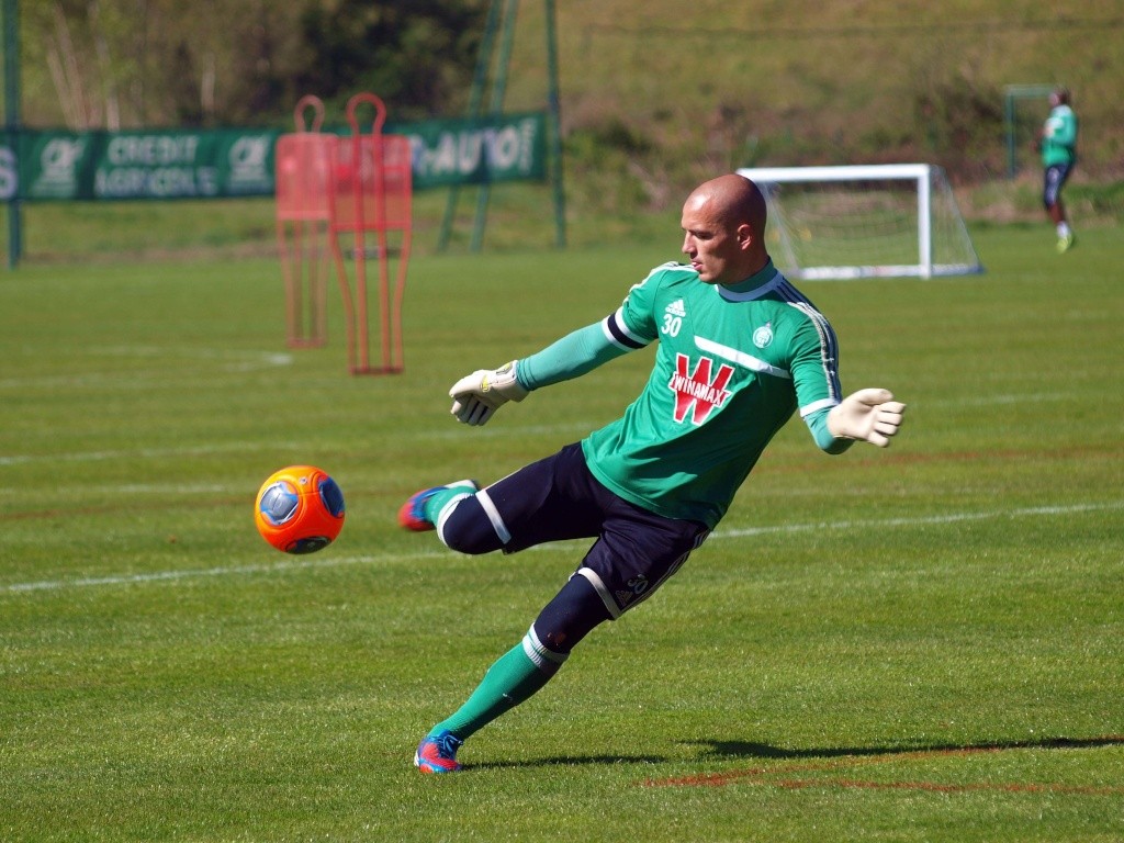 scéance d'entrainement de l'ASSE Moulin10