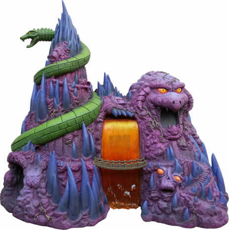 Masters of the Universe Castle Grayskull  and Snake Mountain Polystone Environment "ICON HEREOS" 13904310