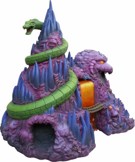 Masters of the Universe Castle Grayskull  and Snake Mountain Polystone Environment "ICON HEREOS" 13904314