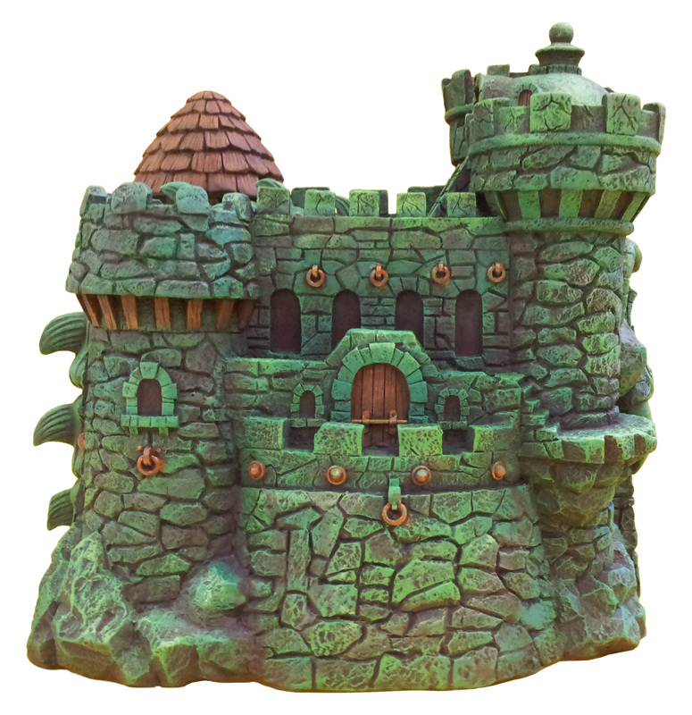 Masters of the Universe Castle Grayskull  and Snake Mountain Polystone Environment "ICON HEREOS" 67318410