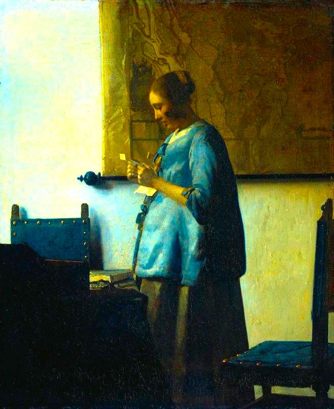 Turchese Mereveld, nottata, e quadri di Vermeer Woman_13