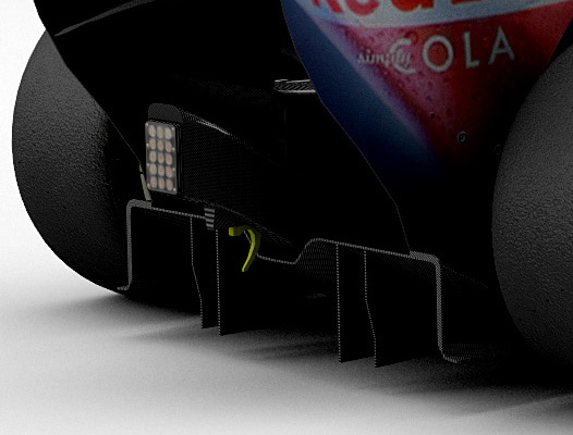 Tamiya Red Bull Racing Renault RB6 1:20 Rack10