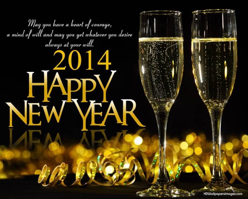 Gone with 2013 and cheers to 2014! 201410