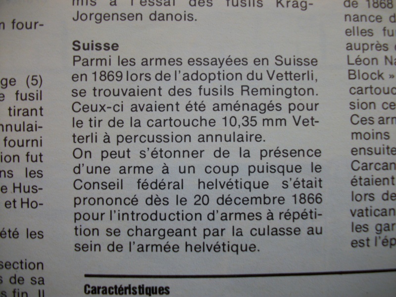 Histoire et variantes des Rolling Block suédois - Page 3 Suisse11