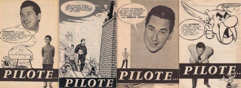 Asterix n°0 dans un magazine  avant Pilote septembre 1959 Almana10