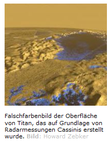 Cassini - Spiegelglatter See auf Titan Lars1338