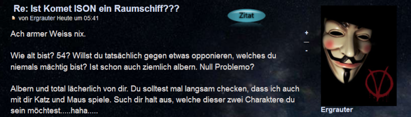 Der Botschafter Gottes und des Teufels... der Ergraute... aka Alfred Hirsch... aka Heiko Curdt Lars319