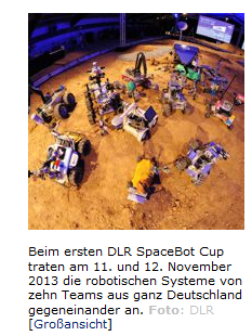 DLR - Kein Sieger beim ersten SpaceBot Cup Lars3487