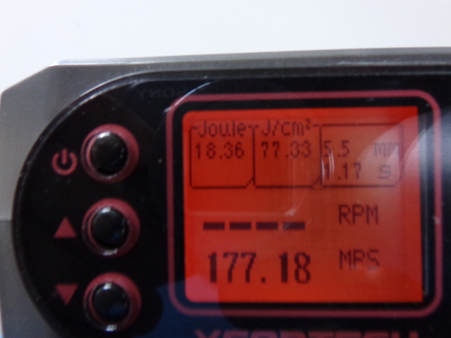 Mesures de vitesse avec la kral NP01 en calibre 5.5 Dsc03117