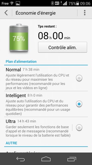 [INFO] Test du smartphone Huawei Ascend P7 Batter13