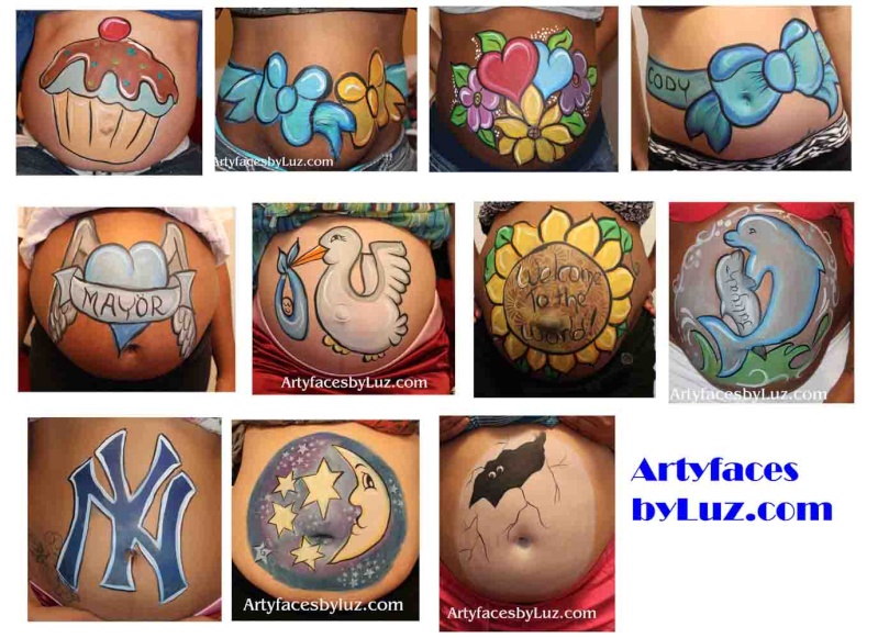 Tips for Belly Painting at an event? Mybell10