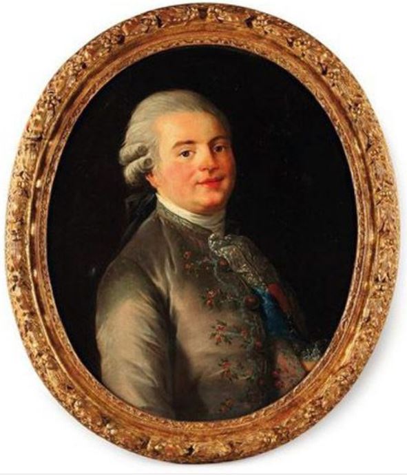 18 octobre 1789: Le duc de Penthièvre rend visite à Louis XVI  au château des Tuileries 00018111