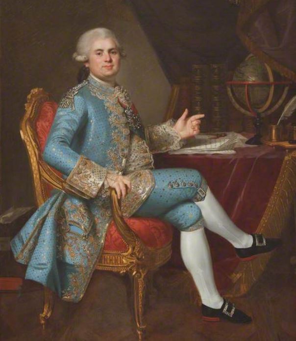 11 octobre 1789: Le duc de Penthièvre rend visite à Louis XVI au château des Tuileries 00018117