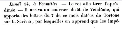 14 janvier 1704: Versailles 01273