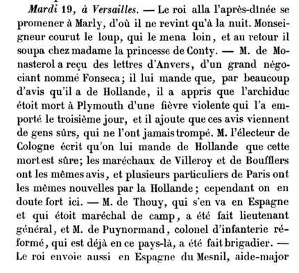 19 février 1704: Versailles 01313