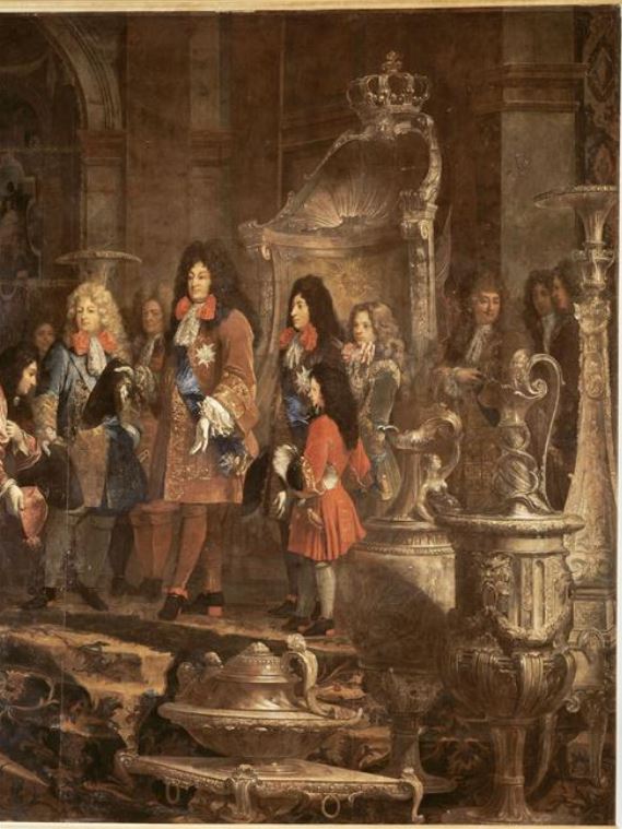 15 mai 1685: Réparation faite à Louis XIV par le doge de Gênes dans la galerie des Glaces de Versailles 0b522310