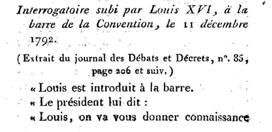 11 décembre 1792: Convention: Acte d’accusation de Louis XVI 100210