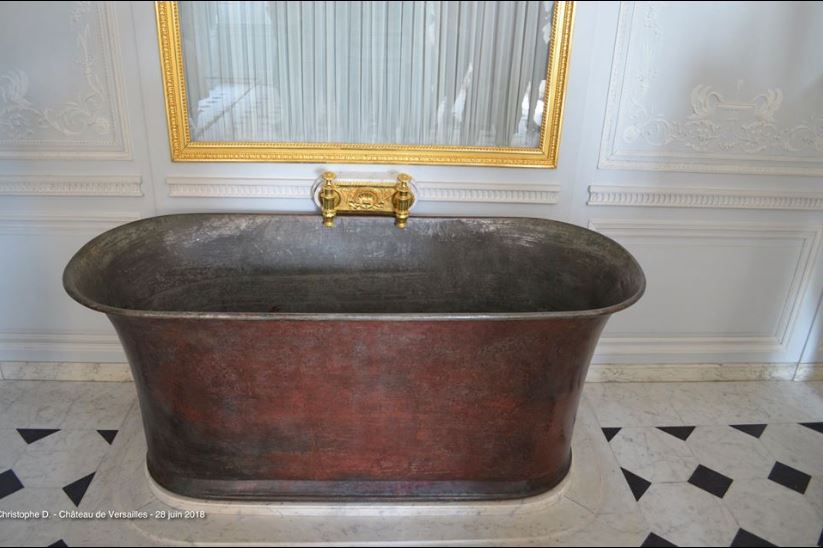 Versailles : la pièce des bains de Marie-Antoinette 1010
