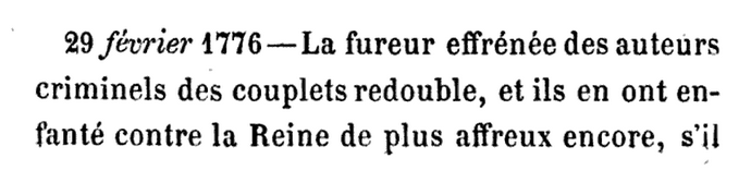 29 février 1776 1137