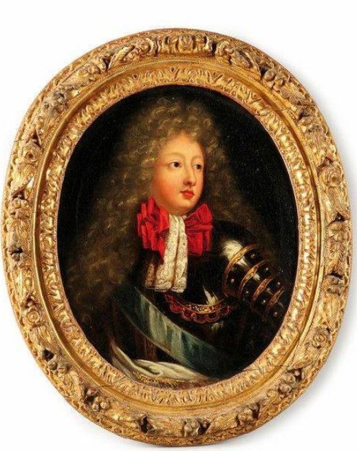 08 octobre 1683: Louis XIV et Monseigneur à Versailles 12108910