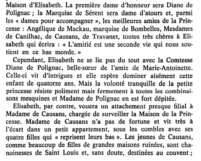 07 mai 1778: Le Roi constitue la Maison de Madame Elisabeth 1273