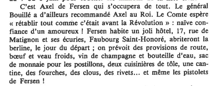 19 mai 1791: Le départ des Tuileries est fixé ce jour 1292