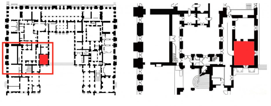Rez de chaussée - Aile centrale - Divers - 91 Boutique cour de marbre (Ancienne garde robe aux habits du roi) 12965751
