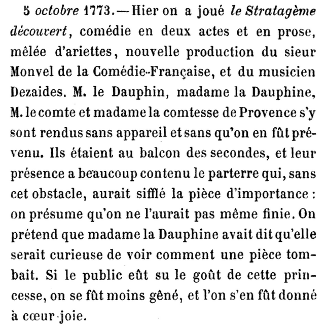 05 octobre 1773 150