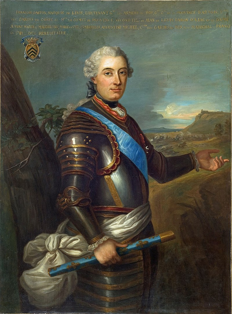 26 novembre 1787: François Gaston de Lévis 220px101