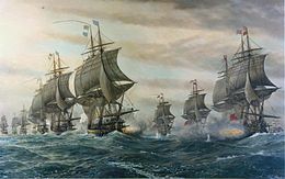 05 septembre 1781: Bataille de la baie de Chesapeake  260px-27