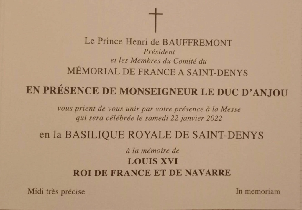 Messe en Mémoire de Louis XVI 27142310
