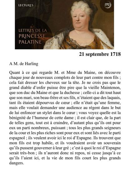 21 septembre 1718: La Palatine 31142731