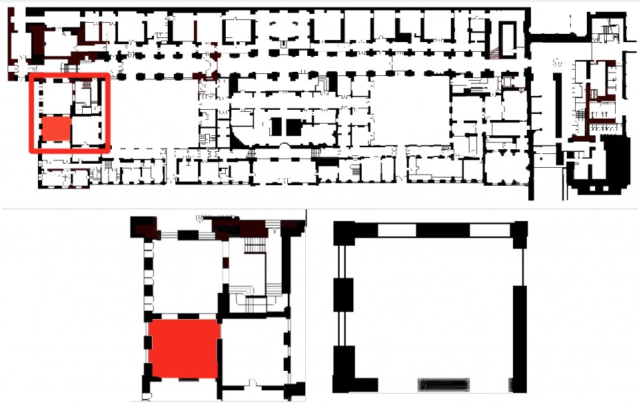 Rez de chaussée - Aile du midi - Plan (1 à 23) 33405517