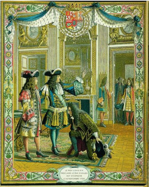 16 novembre 1700: Philippe, Duc d'Anjou est proclamé roi d'Espagne 387