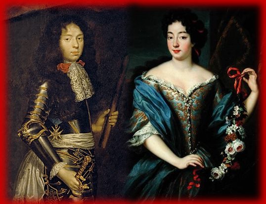 11 décembre 1663: Mariage au Louvre de Jules de Bourbon-Condé duc d'Enghien et d'Anne Henriette de Bavière 47573613