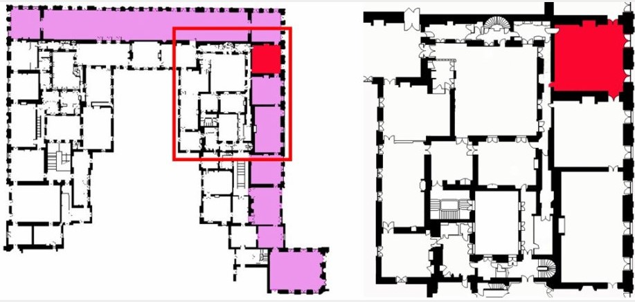 Premier étage - Aile centrale - (1 à 9) LES GRANDS APPARTEMENTS 8-apri40