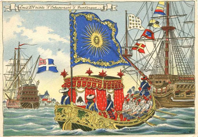 27 juillet 1680: Louis XIV se rend à Dunkerque Bourvi11