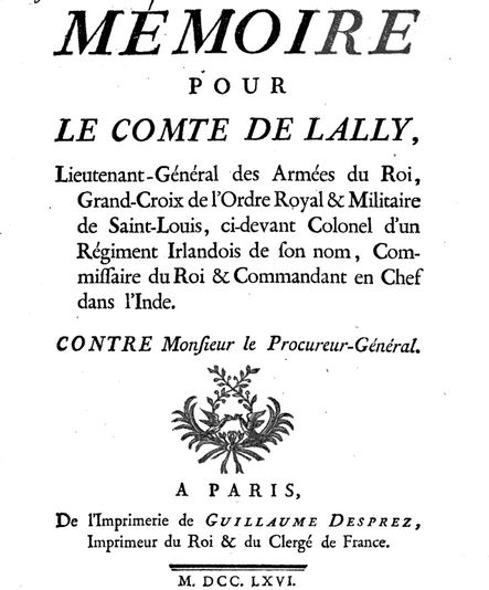 18 février 1759: Lally lève le siège de Madras Capre12