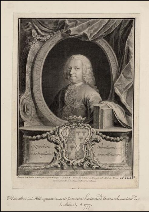 10 mai 1774: comte de Saint-Florentin Capt1149