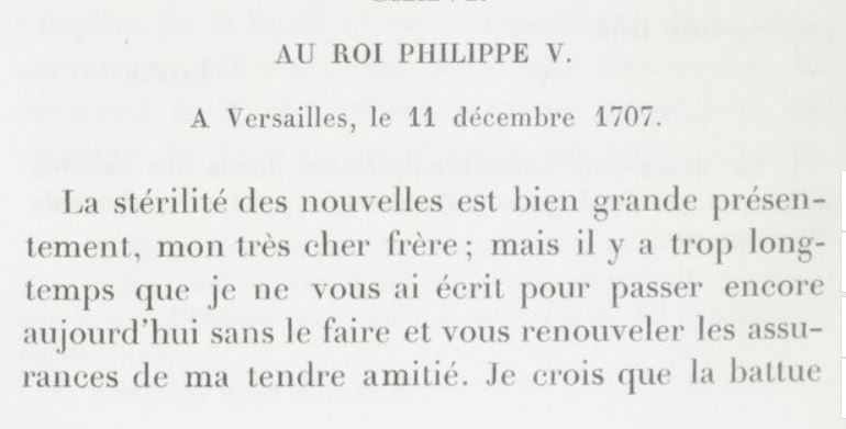 11 décembre 1707: Versailles Capt1356