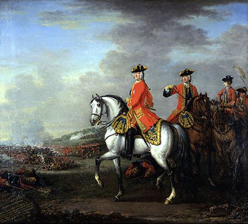 27 juin 1743: Bataille de Dettingen Capt1850