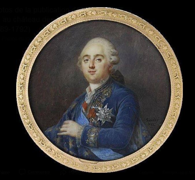 1er août 1792: Louis XVI nomme, M. Bigot de Sainte-Croix Capt2109