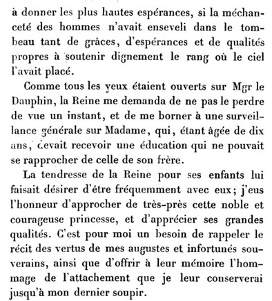 02 août 1789, la marquise de Tourzel prête serment Capt2797