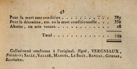 17 janvier 1793: Verdict du procès de Louis XVI Capt2958