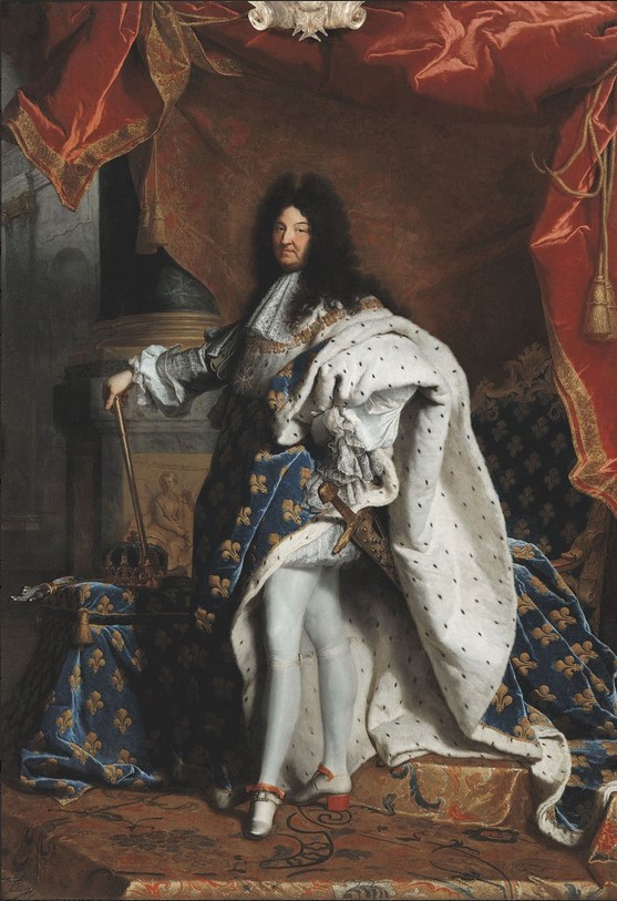 19 janvier 1702: Achèvement par Rigaud de son portait de "Louis XIV en costume de sacre"  Capt3012