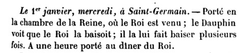 1er janvier 1603: Saint-Germain Capt3304