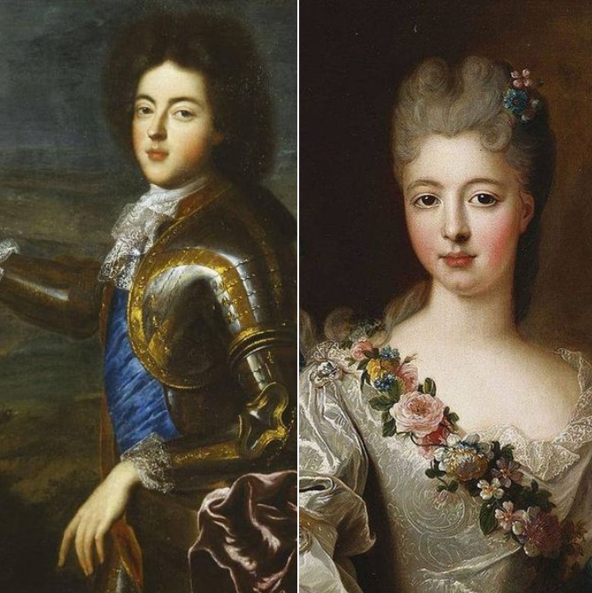 18 mars 1692: Fiançailles du duc du Maine avec Mademoiselle de Charolais  Capt3682