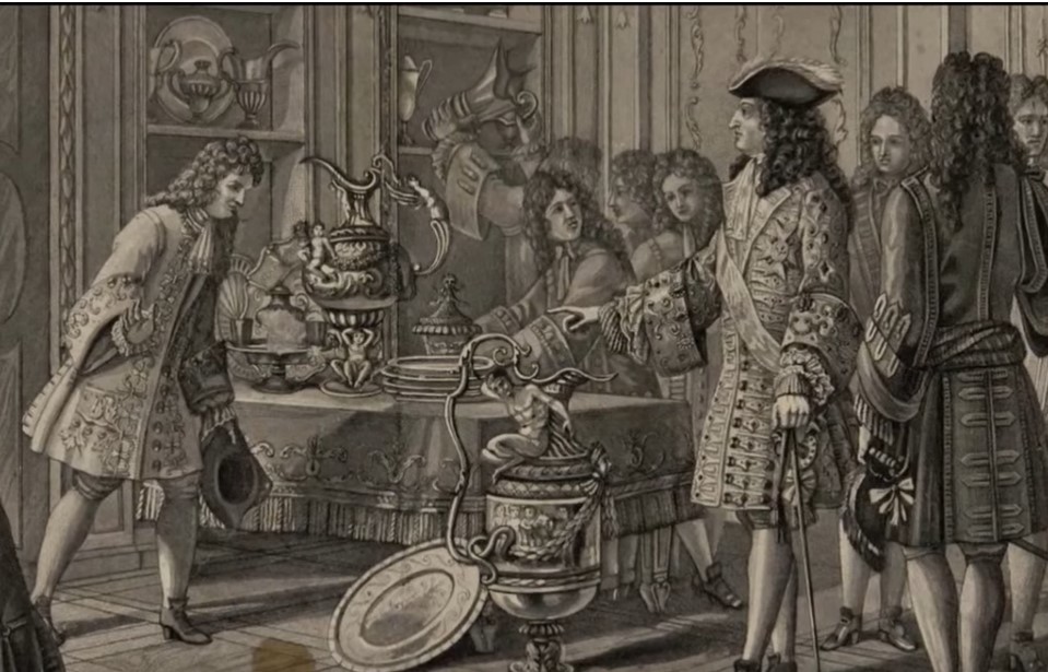 03 décembre 1689: Le Roi se résout à envoyer son beau mobilier à la Monnaie pour y être fondu Capt4116
