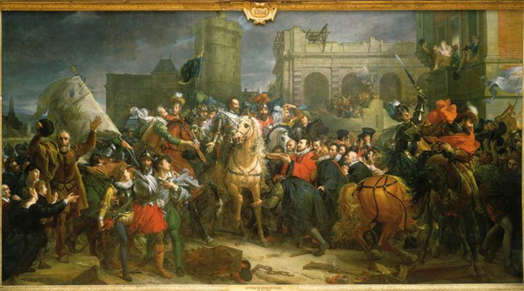 22 mars 1594: Entrée d'Henri IV à Paris Captu351